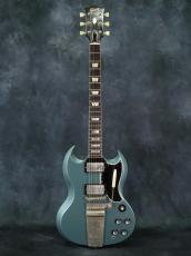 Gibson Custom Shop Muphy Lab 1964 SG Standard with Maestro Vibrola Pelham Blue Ultra Light Aged_2