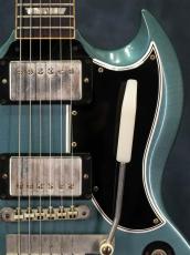 Gibson Custom Shop Muphy Lab 1964 SG Standard with Maestro Vibrola Pelham Blue Ultra Light Aged_7