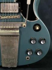 Gibson Custom Shop Muphy Lab 1964 SG Standard with Maestro Vibrola Pelham Blue Ultra Light Aged_9