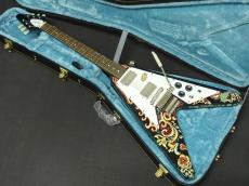 Epiphone Inspired by Gibson Custom Shop Jimi Hendrix "Love Drops" Flying V #24071520447