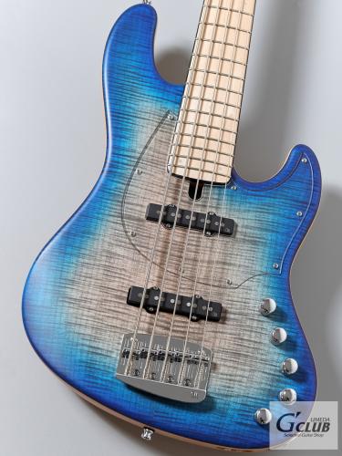 MAYONES Jabba Custom 5 Trans Jeanes Black 3 Tone Blue Burst Matt【重量4.27kg】