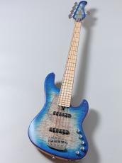 MAYONES Jabba Custom 5 Trans Jeanes Black 3 Tone Blue Burst Matt【重量4.27kg】_2