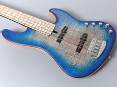MAYONES Jabba Custom 5 Trans Jeanes Black 3 Tone Blue Burst Matt【重量4.27kg】_3