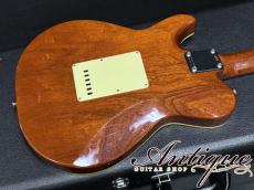 Johan Gustavsson Fullerblaster Special 2002 Natural /1P Honduras-Mahogany Body&Neck, Brazilian Rosewood FB w/Righteous Gold Foil PU 3.69kg "Amazing Sound"_5