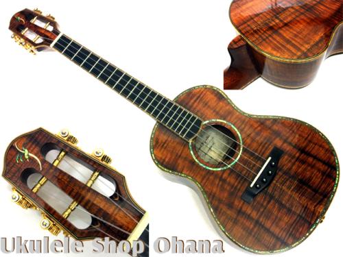 Scheurenbrand テナー4弦フルカスタム プレミアムグレードハワイアンカーリーコア PU付き #1106U8 2000年代/中古委託
