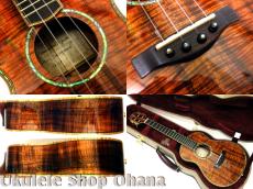 Scheurenbrand テナー4弦フルカスタム プレミアムグレードハワイアンカーリーコア PU付き #1106U8 2000年代/中古委託_4