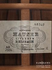 Hermann Hauser ヘルマン・ハウザー3世 2004年製 Segovia 松・マダガスカルローズウッド 647mm【日本総本店2F 在庫品】_4