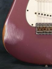 Fender Custom Shop 1969 Stratocaster Relic Burgundy Mist Metallic Abby Pickups_8