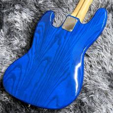 Fender FSR Made in Japan Hybrid II Jazz Bass, Maple Fingerboard, Sapphire Blue Transparent_8