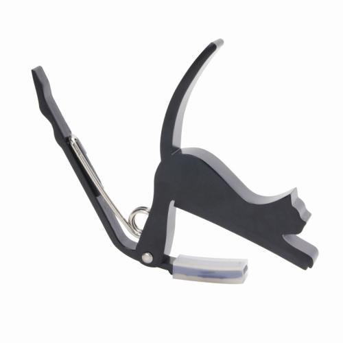 KIKUTANI GC-NEKO BLK ねこカポタスト 猫カポ アコースティックギター エレキギター 両対応