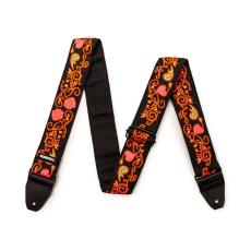 Jim Dunlop Jimi Hendrix Authentic JH23 MONTEREY BLACKLIGHT STRAP   ORANGE ストラップ