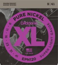 D'addario EPN120 ピュアニッケル 09-41 スーパーライトエレキギター弦