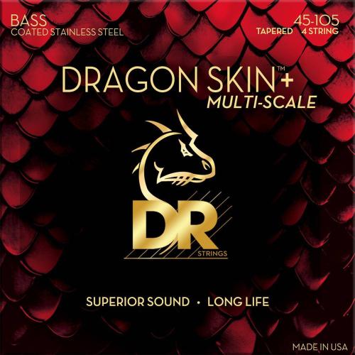DR DRAGON SKIN+ ステンレススチール ミディアム マルチスケール 045-105 ベース弦DBSM-45