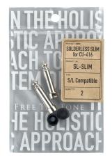 Free The Tone SL-SLIM-2P ソルダーレスプラグ 世界最小6.5mm厚プラグキャップ CU-416ケーブル用 パッチケーブル