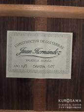 Juan Hernandez [ホアン・エルナンデス] 2019年製 SAMBA CUTAWAY NEGRA サンバカッタウェイネグラ【日本総本店2F 在庫品】_4