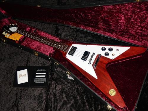 Gibson Custom Shop 1971 Flying V Medallion Reissue VOS : Medallion Cherry