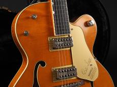 Gretsch G6120T-BSSMK Brian Setzer Signature Nashville Hollow Body '59 "Smoke" with Bigsby Ebony Fingerboard Smoke Orange_4