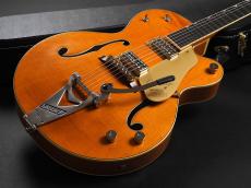 Gretsch G6120T-BSSMK Brian Setzer Signature Nashville Hollow Body '59 "Smoke" with Bigsby Ebony Fingerboard Smoke Orange_7