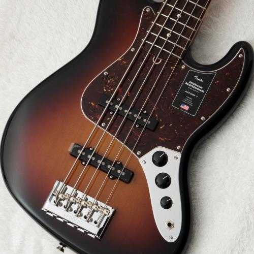 Fender American Professional Jazz Bass V ~3-Color Sunburst~ #26031269 [4.39kg] 【2026年Newモデル!】