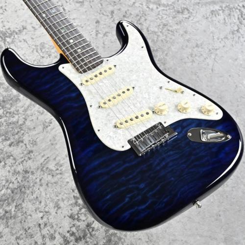 Fender Custom Shop 【2017年製美品中古】Master Build Quilt Maple Top Stratocaster -Sapphire Blue Trans- ≒3.42kg