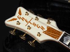 Gretsch G6136-55 Vintage Select Limited Edition ‘55 Falcon Hollow Body with Cadillac Tailpiece Left-Handed ~Vintage White Lacquer~_3