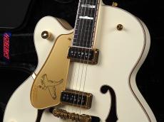 Gretsch G6136-55 Vintage Select Limited Edition ‘55 Falcon Hollow Body with Cadillac Tailpiece Left-Handed ~Vintage White Lacquer~_4