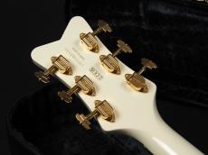 Gretsch G6136-55 Vintage Select Limited Edition ‘55 Falcon Hollow Body with Cadillac Tailpiece Left-Handed ~Vintage White Lacquer~_10