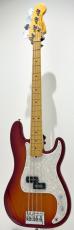 Fender American Professional Precision Bass, Maple Fingerboard, Aged Cherry Burst_2