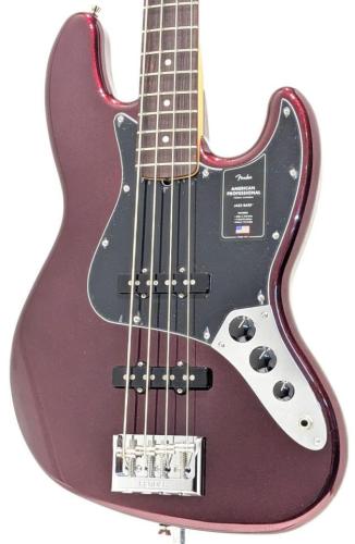 Fender American Professional Jazz Bass, Rosewood Fingerboard, Oxblood