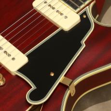 D'Angelico Deluxe Series Deluxe DC P-90, Satin Trans Wine_9