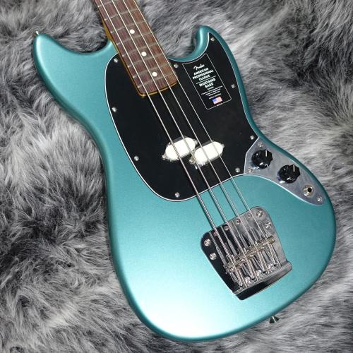 Fender American Professional Classic Mustang Bass Faded Sherwood Green Metallic
