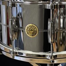 Gretsch G4164 USA Custom Metal Snare "Chrome Over Brass" 14"×6.5"_2