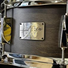 CANOPUS JSB-1455-AEB-MLQ 14"x5.5" YAIBAII Birch Snare Drum [Antique Ebony Matt LQ ]_2