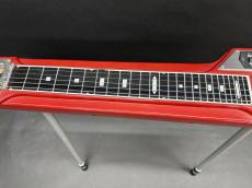 Guyatone HG-306 / Lap steel guitar・Sen or Alder Body・6 Strings 2-pickup・3-legged Stand【With Original Hard Case】1970年代製 With Ibanez Troubadour T10 Amp_3