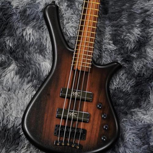 Warwick TeamBuilt Fortress, Limited Edition 2026, 5-string - Natural Blackburst Finish
