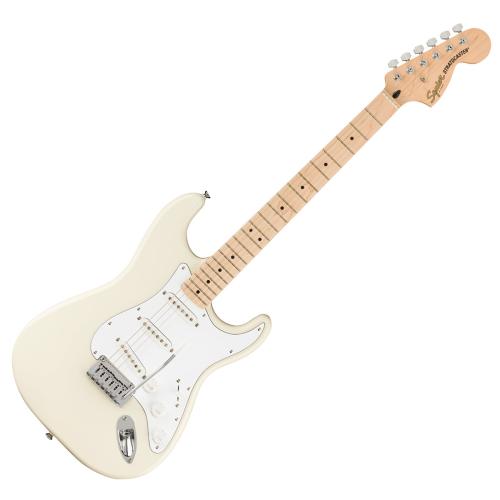 Squier Affinity Series Stratocaster Maple Fingerboard White Pickguard エレキギター ストラトキャスター