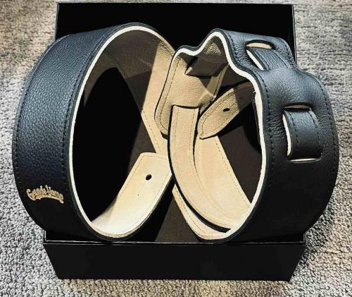 Grande uomo G-Standard Narrow Black/Ivory (Italian Suede)【レザーストラップ】