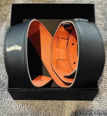 Grande uomo G-Standard Narrow Black/Coral Red【レザーストラップ】