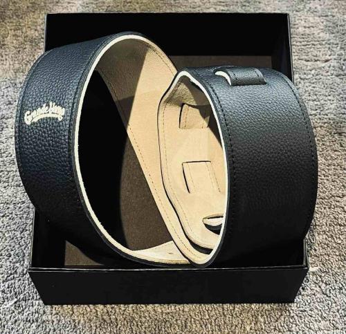 Grande uomo G-Standard Slim Black/Ivory (Italian Suede)【レザーストラップ】