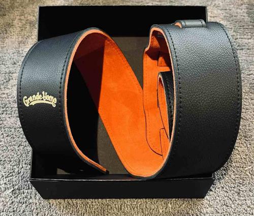 Grande uomo G-Standard Slim Black/Red (Italian Suede)【レザーストラップ】