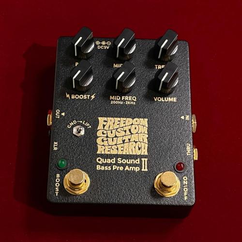 FREEDOM CUSTOM GUITAR RESEARCH Quad Sound Bass Pre Amp II Limited Black