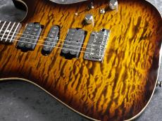 TOM ANDERSON Custom Order Drop Top Tiger Eye Burst with Binding #09-21-26P【極杢トップ】【良音個体】_4