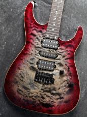 TOM ANDERSON Custom Order Angel Natural Black to Trans Red Burst with Binding #09-22-26P【極杢トップ】