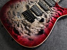 TOM ANDERSON Custom Order Angel Natural Black to Trans Red Burst with Binding #09-22-26P【極杢トップ】_3