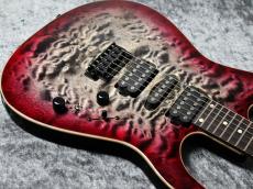 TOM ANDERSON Custom Order Angel Natural Black to Trans Red Burst with Binding #09-22-26P【極杢トップ】_7