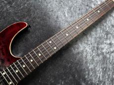 TOM ANDERSON Custom Order Angel Natural Black to Trans Red Burst with Binding #09-22-26P【極杢トップ】_9