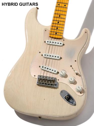 Fender Custom Shop 2019 Event Limited Edition 1955 Dual-Mag Stratocaster Heavy & Journeyman Relic Aged White Blonde 2019