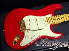 FREEDOM CUSTOM GUITAR RESEARCH Adachi "YOU" Signature ST Model Type-Ⅰ 2006 Dakota Red /G-HW w/Signed 3.18kg EX+++ "Limited Edition"_4