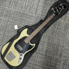 Squier Mikey Way Mustang Bass Large Flake Silver Sparkle_2