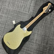 Squier Mikey Way Mustang Bass Large Flake Silver Sparkle_3